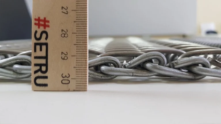 #5 НОМЕР5 Транспортерная сетка спиральная стержневая одинарной сборки загиб